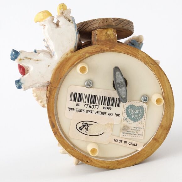 SAN FRANCISCO MUSIC BOX CO MUSICAL FIGURINE DOLLS HEART TUGS COLLECTING FRIENDS - Picture 9 of 16